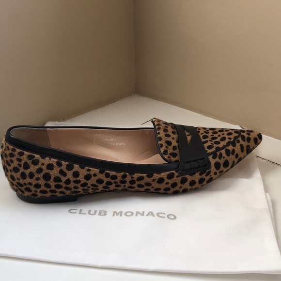 Club Monaco leopard SOPHIE loafer - Picture 7 of 13